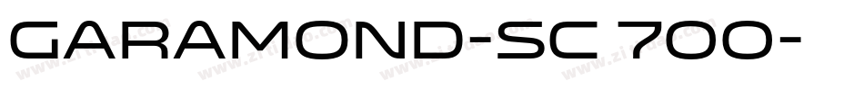 garamond-sc 700字体转换